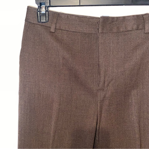 Ralph Lauren Womens Dress Pants Slacks Size 8 Brown Solid Wool Lycra Waist‎ 32" - Picture 6 of 14